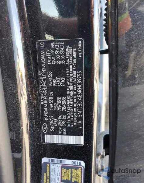 2024 Hyundai Santa Cruz Sel from USA, damaged, VIN 5NTJBDAE6RH089753